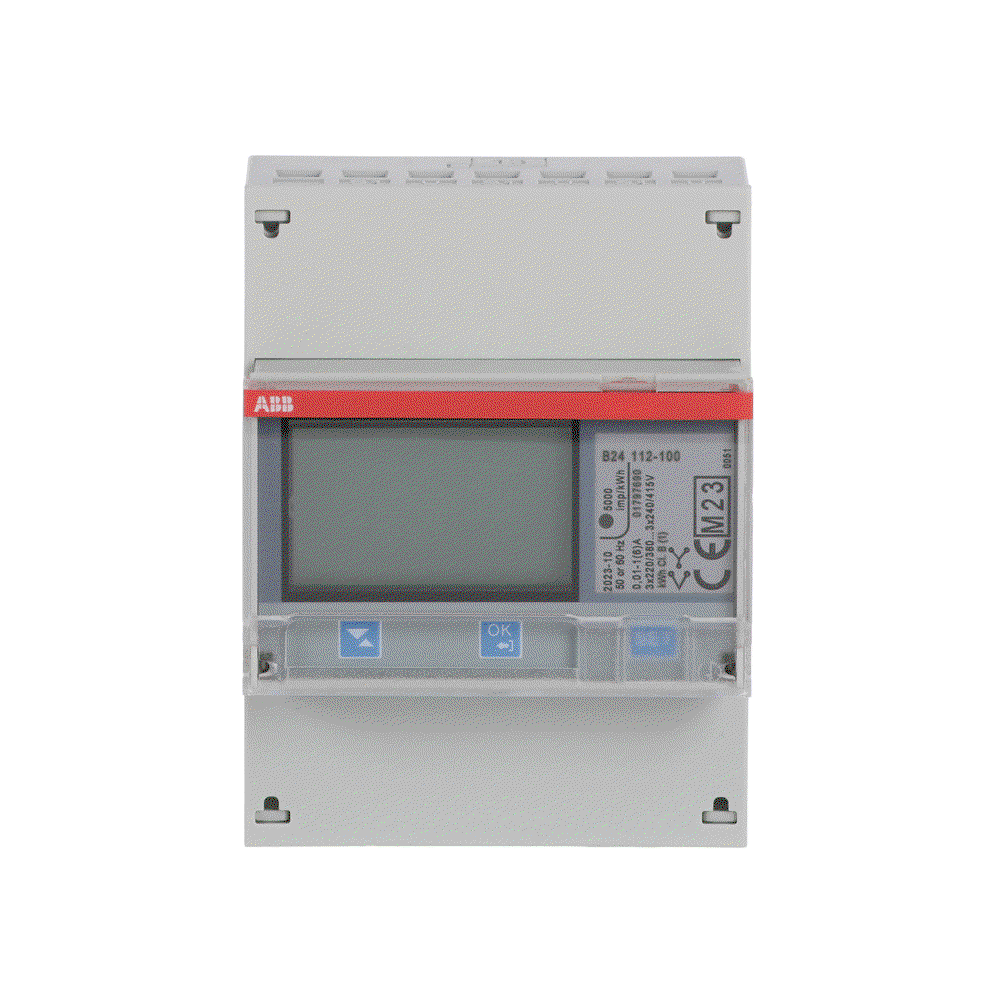 Energy meter 'Steel', Modbus RTU, 3-phase, 1 A