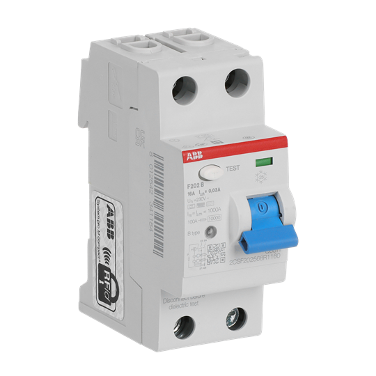 Residual Current Circuit Breaker F200 - 2P - 30 mA - 16 A - Type B – Image 2 of 3
