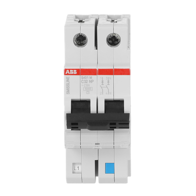 Miniature Circuit Breaker - S400NP - 2P - 32 A - C - (230 V AC) 10 kA