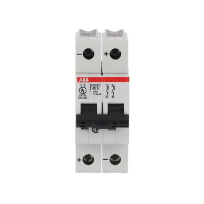 Miniature Circuit Breaker - S200UDC - 2P - 40 A - Z - (230 V AC) 14 kA