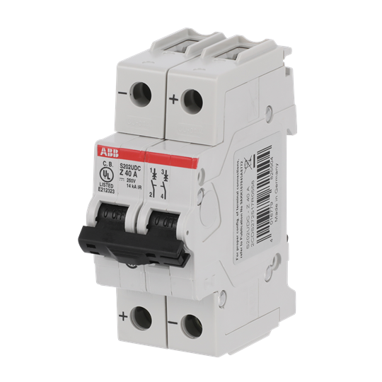 Miniature Circuit Breaker - S200UDC - 2P - 40 A - Z - (230 V AC) 14 kA – Image 4 of 4