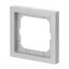 Cover frame 1-gang aluminium silver - future linear