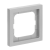 Cover frame 1-gang aluminium silver - future linear
