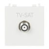 TV/SAT outlet White - Zenit BS