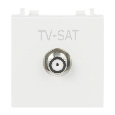 TV/SAT outlet White - Zenit BS