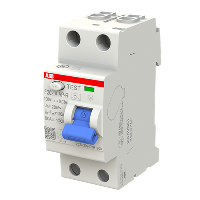 Residual Current Circuit Breaker F200 - 2P - 30 mA - 100 A - Type A APR