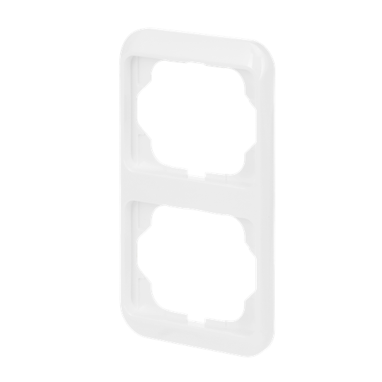 Cover frame 2-gang studio white - alpha nea – Image 3 of 3
