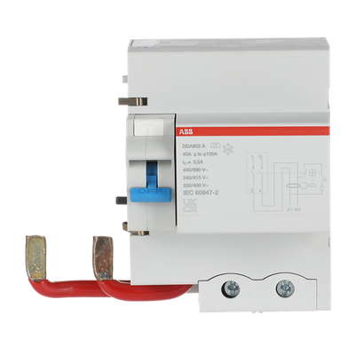 Residual Current Device Block DDA800 - 2P - 500 mA - 100 A - Type A