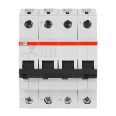 Miniature Circuit Breaker - S200MUC - 4P - 25 A - B - (AC) 10 kA