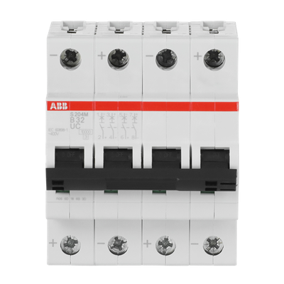 Miniature Circuit Breaker - S200MUC - 4P - 32 A - B - (AC) 10 kA
