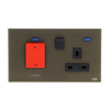 Cooker control unit Without imprint Antique Gold - Millenium