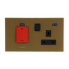 Cooker control unit Without imprint Matt Gold - Millenium