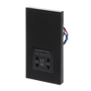 Socket outlet Shaver Silk Black - Millenium