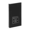 Socket outlet Shaver Silk Black - Millenium
