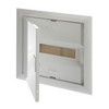 Consumer unit  UK600, Flush-/ hollow wall mounting, 12 modules, 1 row(s), IP30,  Door: Single, Steel Sheet, Dimensions: 372 mm x 384 mm x 97 mm