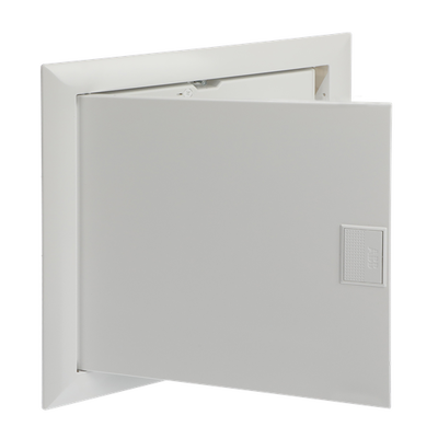 Consumer unit  UK600, Flush-/ hollow wall mounting, 12 modules, 1 row(s), IP30,  Door: Single, Steel Sheet, Dimensions: 372 mm x 384 mm x 97 mm