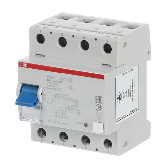 Residual Current Circuit Breaker - 4P - Type B - 30 mA - 80 A – Görsel 3 / 3
