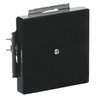 Cover plate for Blind cap 1-gang with Mounting plate anthracite - Platform 63