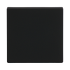 Rocker switch for Switch/push button, Single rocker black matt - Platform 63