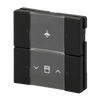 HVAC/CO2-device 4gang black matt - Platform 63