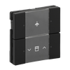 HVAC/CO2-device 4gang black matt - Platform 63