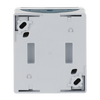 Rocker switch 2-pole switch grey / blue-green - ocean