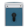 Venetian blind key switch with labelling field 1-pole switch 2P grey / blue-green - ocean