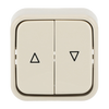 Venetian blind push button 1-pole push button 1P white - Busch-Duro 2000 SM