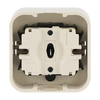 Venetian blind push button 1-pole push button 1P white - Busch-Duro 2000 SM