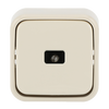 Push switch Single push button 1P 1NO white - Busch-Duro 2000 SM