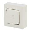 Push switch Single push button 1P 1NO white - Busch-Duro 2000 SM