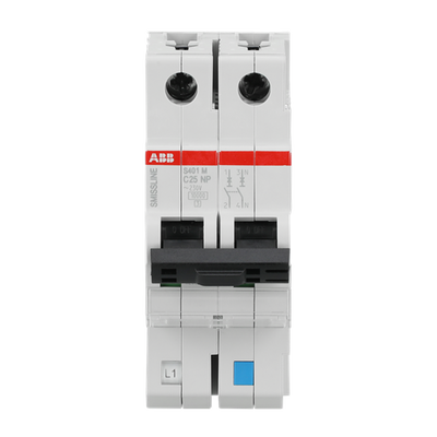 Miniature Circuit Breaker - S400NP - 2P - 25 A - C - (230 V AC) 10 kA