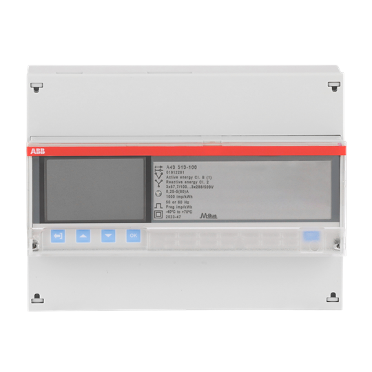 Energy meter 'Platinum', M-bus, Three-phase, 80 A