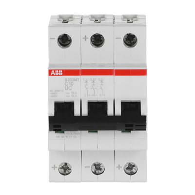 Miniature Circuit Breaker - S200MTUC - 3P - 10 A - C - (AC) 10 kA
