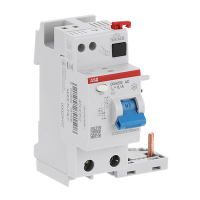 Residual Current Device Block DDA200 - 2P - 100 mA - 40 A - Type AC