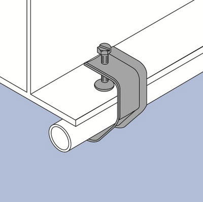 COND/PIPE GIRDER CLIP SCR-DWN 45MM