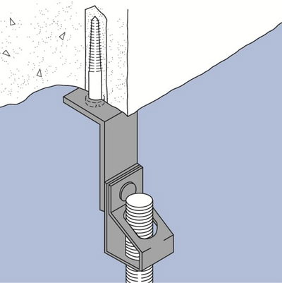 THD ROD FASTEN CLIP ROD DIA M6 STL