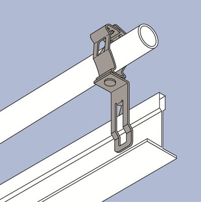 T-BAR CLIP COND SZ 19-26MM ZNC STL