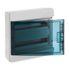 Consumer unit  MISTRAL65, Surface mounted, 36 modules, 2 row(s), IP65,  Door: Single, Plastic, Transparent, Dimensions: 435 mm x 430 mm x 155 mm