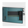 Consumer unit  MISTRAL41F, Hollow wall, 6 modules, 1 row(s), IP41,  Door: Single, Plastic, Transparent, Dimensions: 202 mm x 192 mm x 104 mm