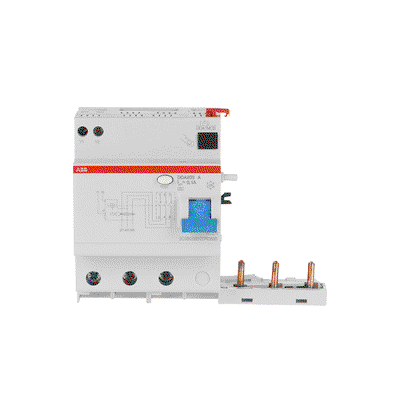 Residual Current Device Block DDA200 - 3P - 100 mA - 63 A - Type A