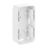 Mounting Box 2-gang alpine white - Reflex SI