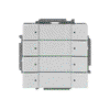 Solo 8gang Twisted Pair Wiring aluminium silver - Platform 63