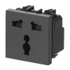 Socket outlet Universal Anthracite - Zenit BS