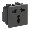 Socket outlet Universal Anthracite - Zenit BS