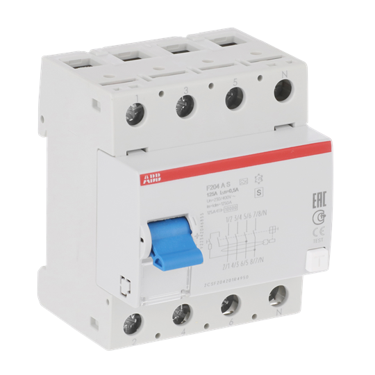 Residual Current Circuit Breaker - 4P - Type A - 500 mA - 125 A – Görsel 2 / 3