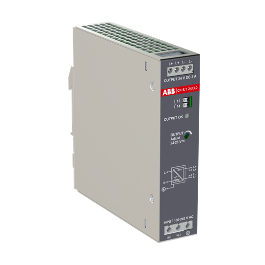 CP-S.1 24/3.0 Power supply In:100-240VAC/100-250VDC Out:DC 24V/3A