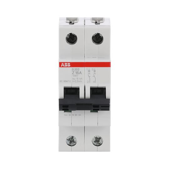 Miniature Circuit Breaker - S200 - 2P - 16 A - Z - (AC) 6 kA – Image 2 of 4