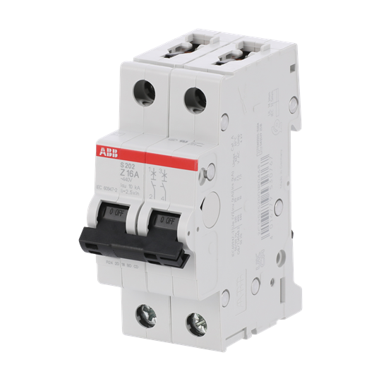 Miniature Circuit Breaker - S200 - 2P - 16 A - Z - (AC) 6 kA – Image 4 of 4