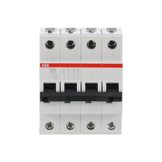 Miniature Circuit Breaker - S200 - 4P - 10 A - B - (AC) 6 kA – Image 2 of 3
